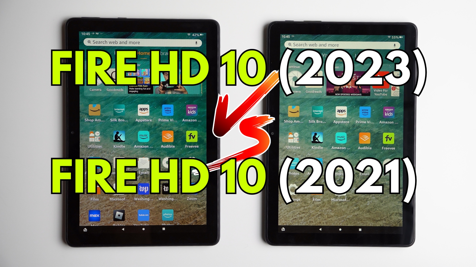 Watch Amazon Fire HD10 ﹙2023﹚ vs Fire HD10 ﹙2021﹚ - WHAT to